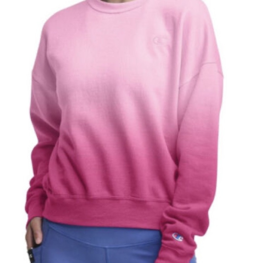 Champion Pink Ombre Crewneck Size S